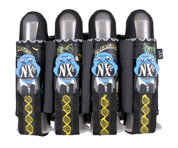 NXE Extraktion Series Reload7 Paintball Pod Harness 4+3 Black NEW Free Shipping 