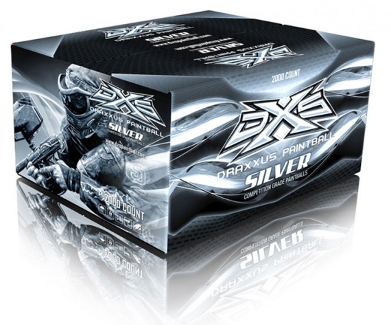 DXS Silver Paintballs - 2000 Rounds