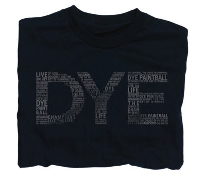 Dye Paintball Tshirt TYPED - 2011