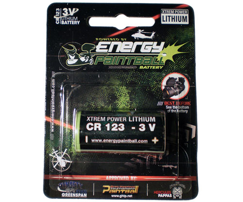 Energy Paintball CR 123 Lithium Sight Battery