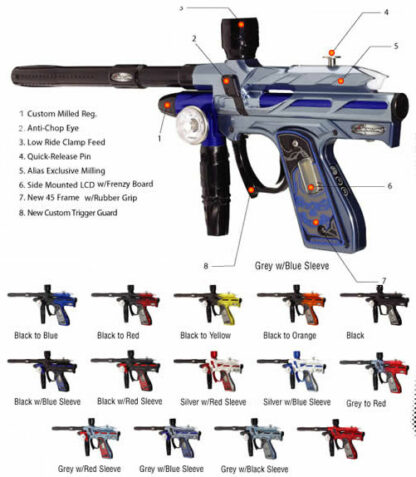 Bob Long Gen 3 Alias Intimidator Paintball Gun