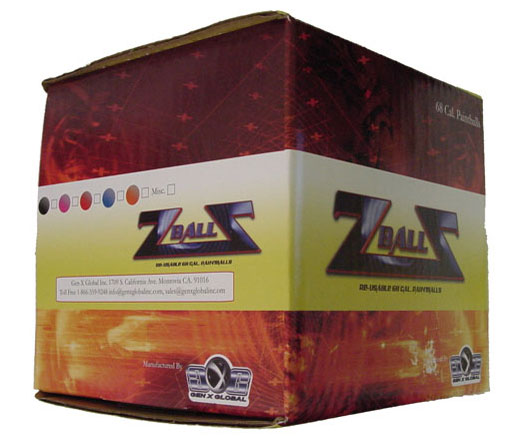 GenX Zballz 500 Rds Reusable Practice Balls