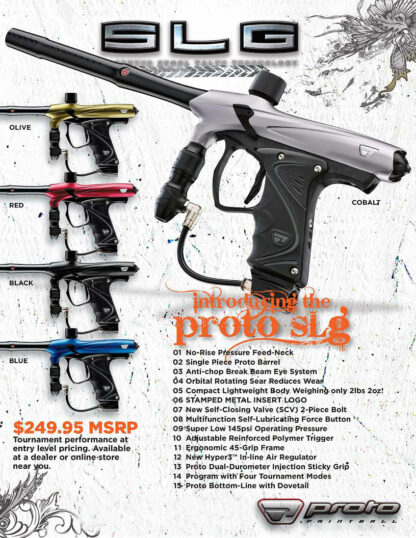 Proto Matrix SLG Paintball Gun 08 w Free Switch FP Goggles