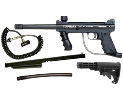 Tippmann 98 Custom ACT Sniper Paintball Gun Package