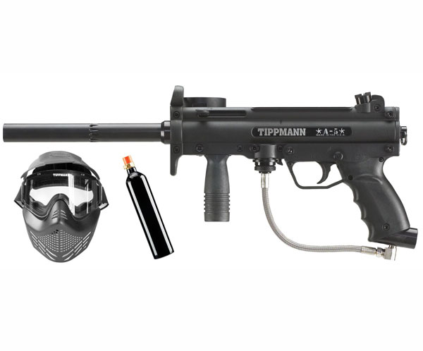 Tippmann A-5 Basic Paintball Gun Power Pack
