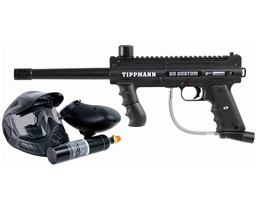 Tippmann 98 Custom Platinum ACT Paintball Gun Power Package