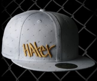 Hater White Gold Fitted Hat
