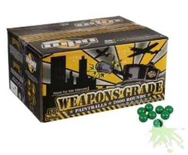 WPN Weapons Grade Paintballs - 2000 Rounds