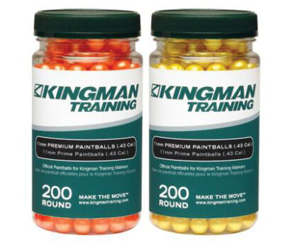 Kingman Training 11mm Premium Paintballs - 200ct