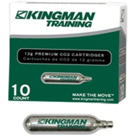 Kingman Training 12g CO2 Cartridge - 10 Pack