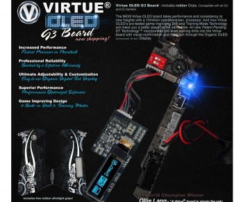 Virtue G3/G4/IQ/SPEC-R OLED Board w Free Grips