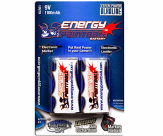 Energy Paintball 9V Alkaline Paintball Battery 2 Pack