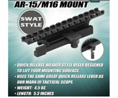 Trinity AR-15 / M-16 Weaver Riser (Quick Release Style)